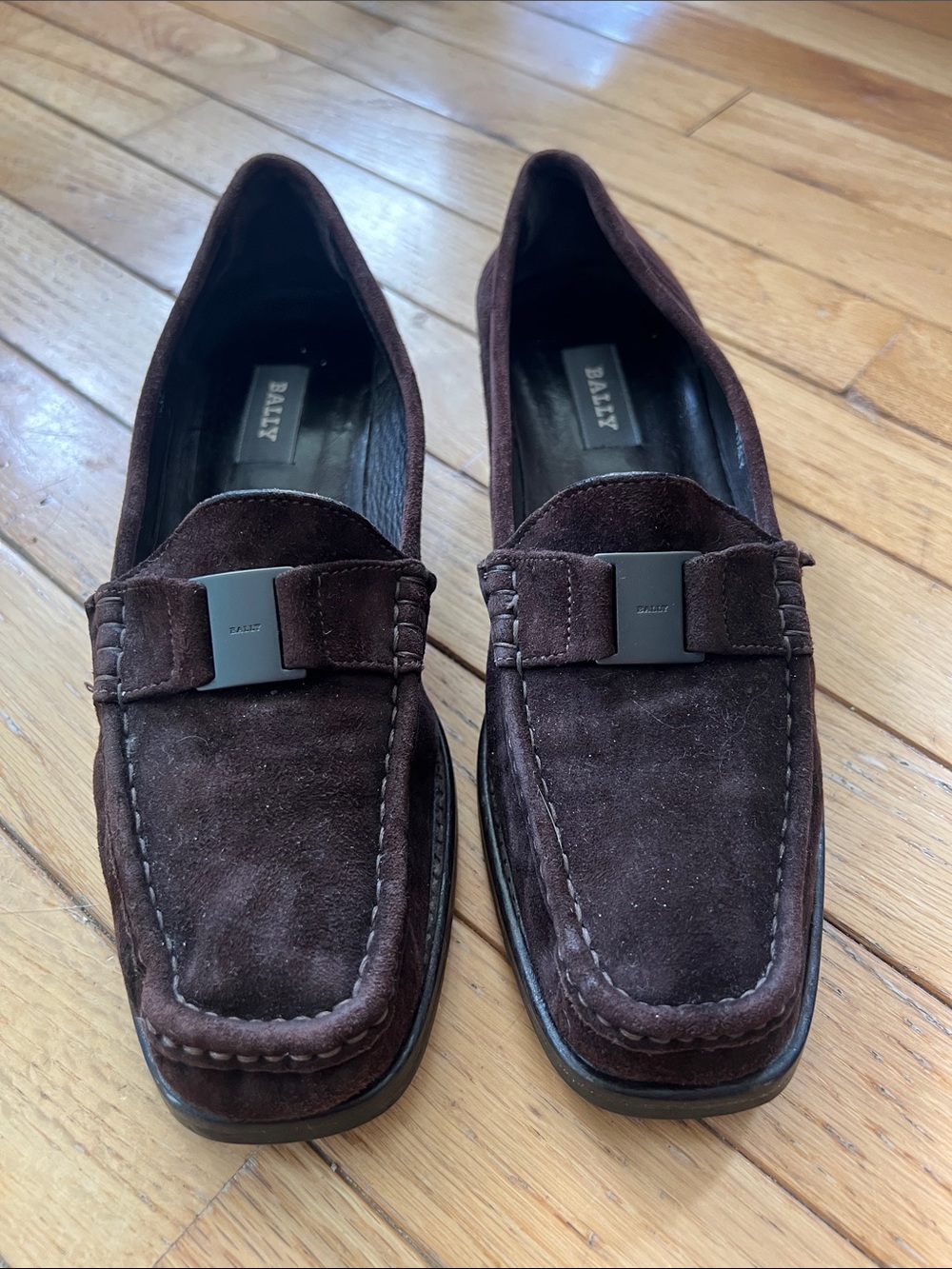 Vintage Bally Suede Loafers (Fit Small)
